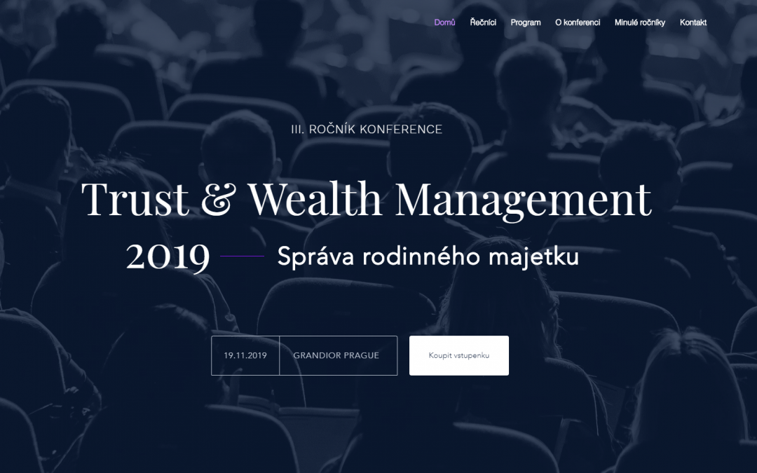 Zveme vás na konferenci Trust & Wealth Management 2019